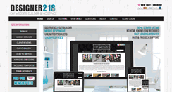 Desktop Screenshot of designer218.com